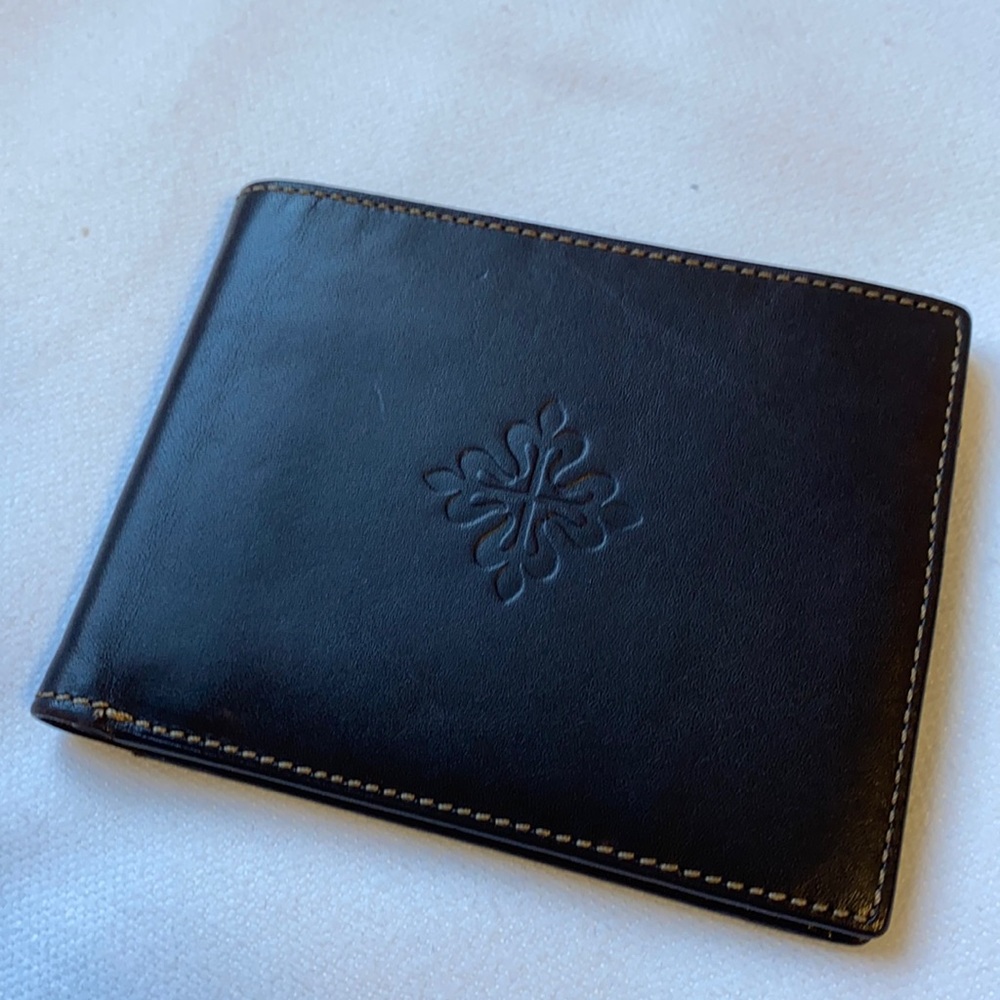 Patek Philippe Leather Bifold Wallet, unused. Perfect condition.  Brown